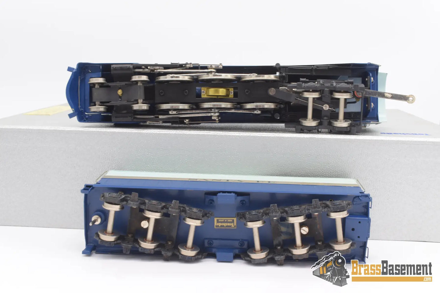 Ho Brass - Pfm Tenshodo Atsf Santa Fe ‘Blue Goose’ F/P Steam
