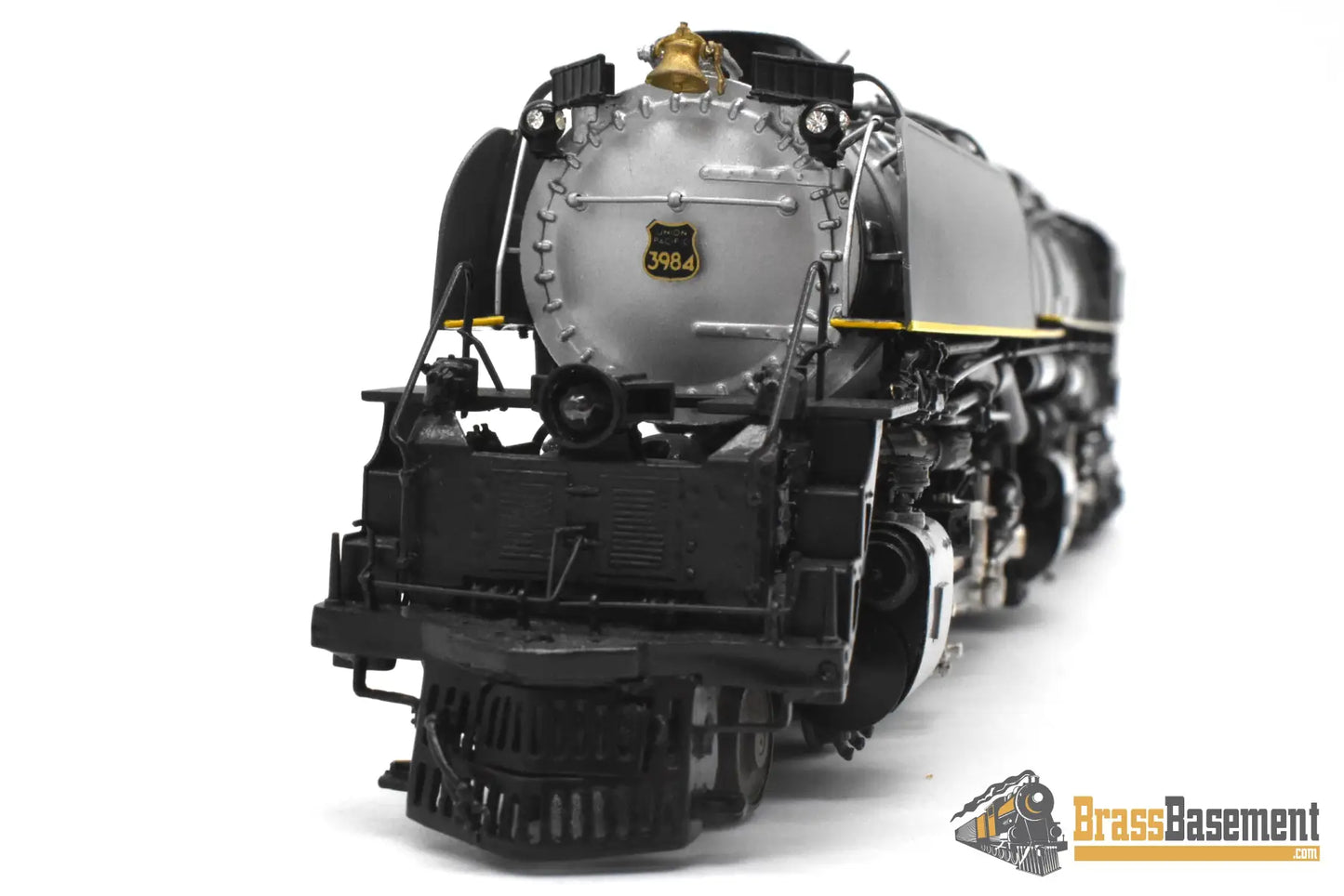 HO Brass PFM Tenshodo Union Pacific UP 4 6 6 4 Challenger #3984 Two Tone Gray Yellow Stripe w/ Deflectors Oil 1999 Run