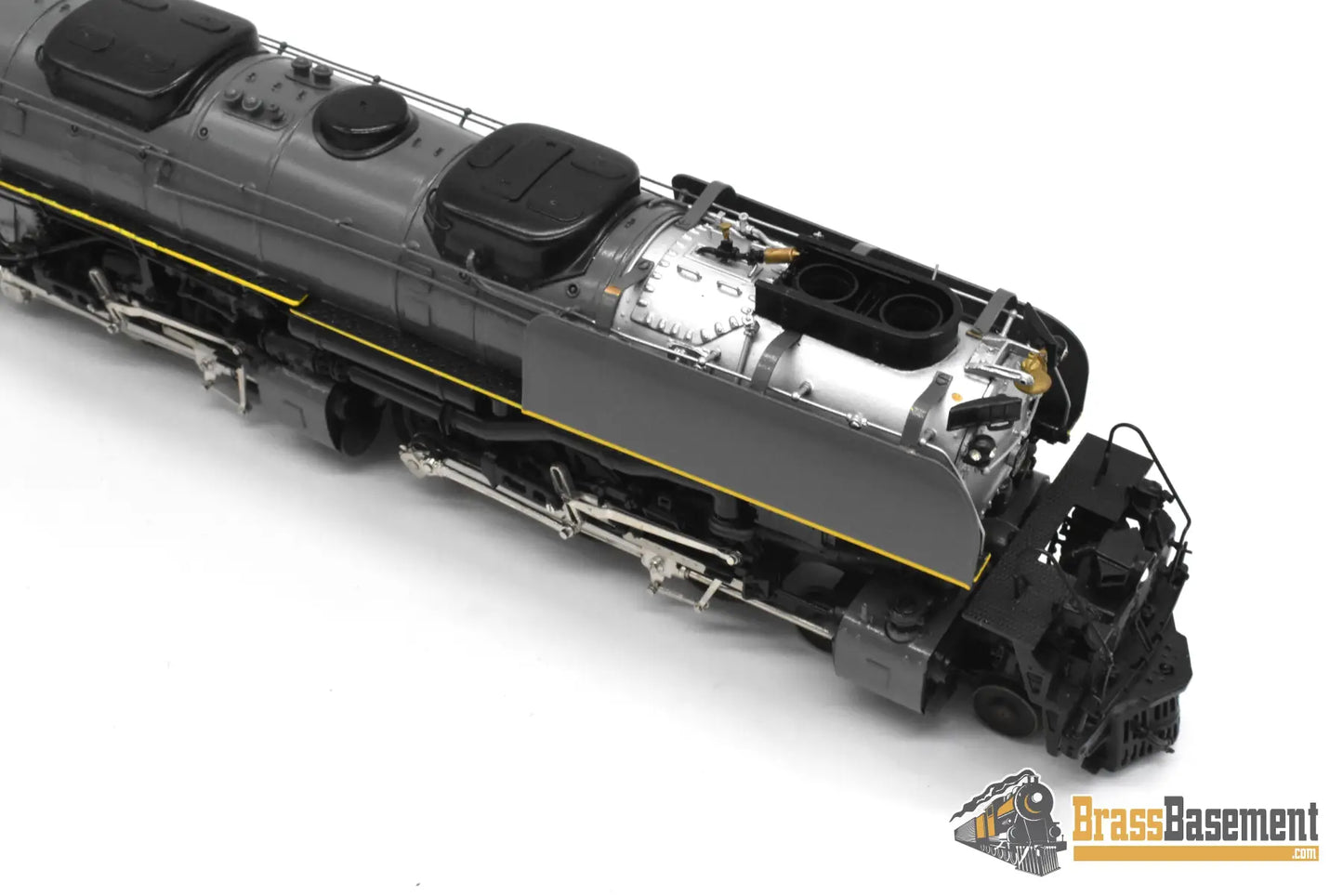 HO Brass PFM Tenshodo Union Pacific UP 4 6 6 4 Challenger #3984 Two Tone Gray Yellow Stripe w/ Deflectors Oil 1999 Run