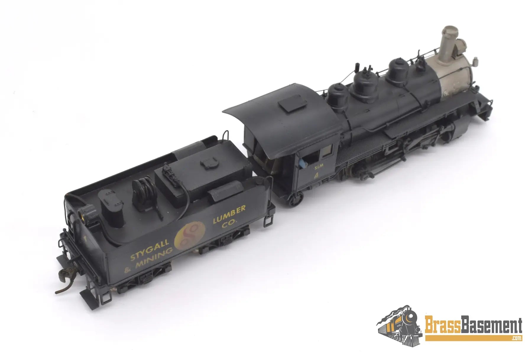Ho Brass - Pfm United Baldwin 2 - 6 - 2 Logger Stygall Lumber & Mining Co. Private Paint Steam