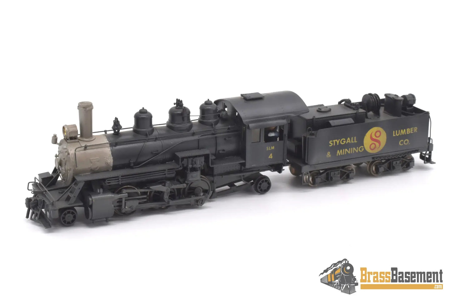 Ho Brass - Pfm United Baldwin 2 - 6 - 2 Logger Stygall Lumber & Mining Co. Private Paint Steam