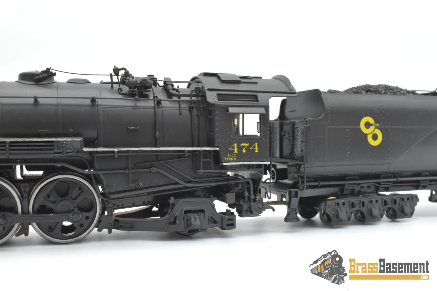 HO Brass - PFM United Crown C&O Chesapeake & Ohio F-17 4-6-2 Pacific #474 - Worthington FWH CP Steam