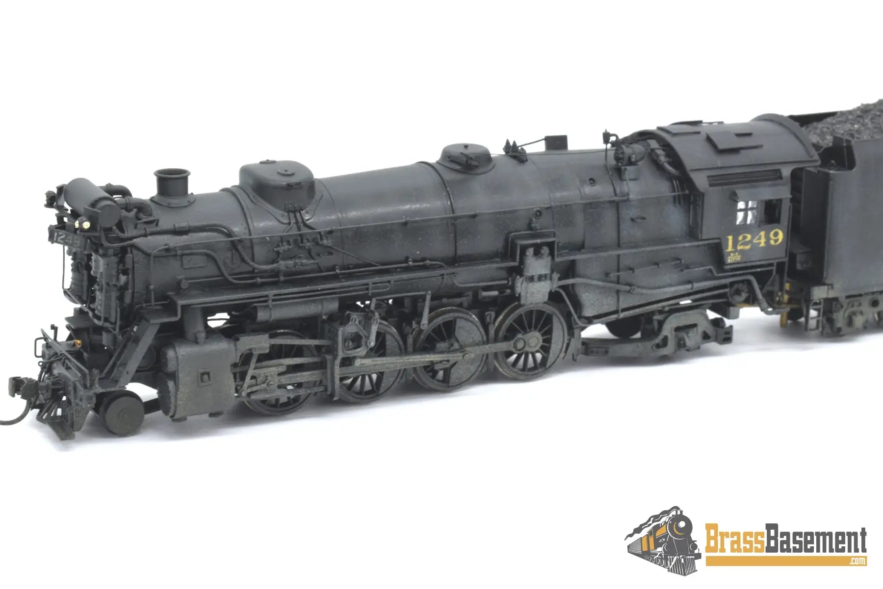 Ho Brass - Pfm United Crown Chesapeake & Ohio K - 3 2 - 8 - 2 W/ Rectangle Tender Custom Paint Steam
