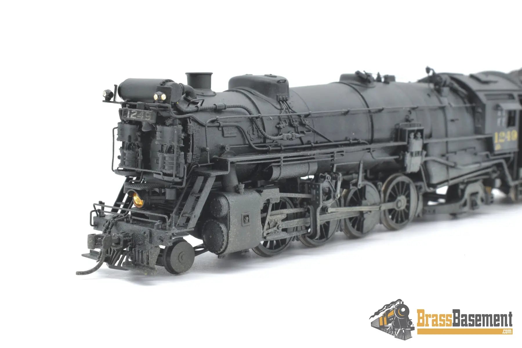 Ho Brass - Pfm United Crown Chesapeake & Ohio K - 3 2 - 8 - 2 W/ Rectangle Tender Custom Paint Steam