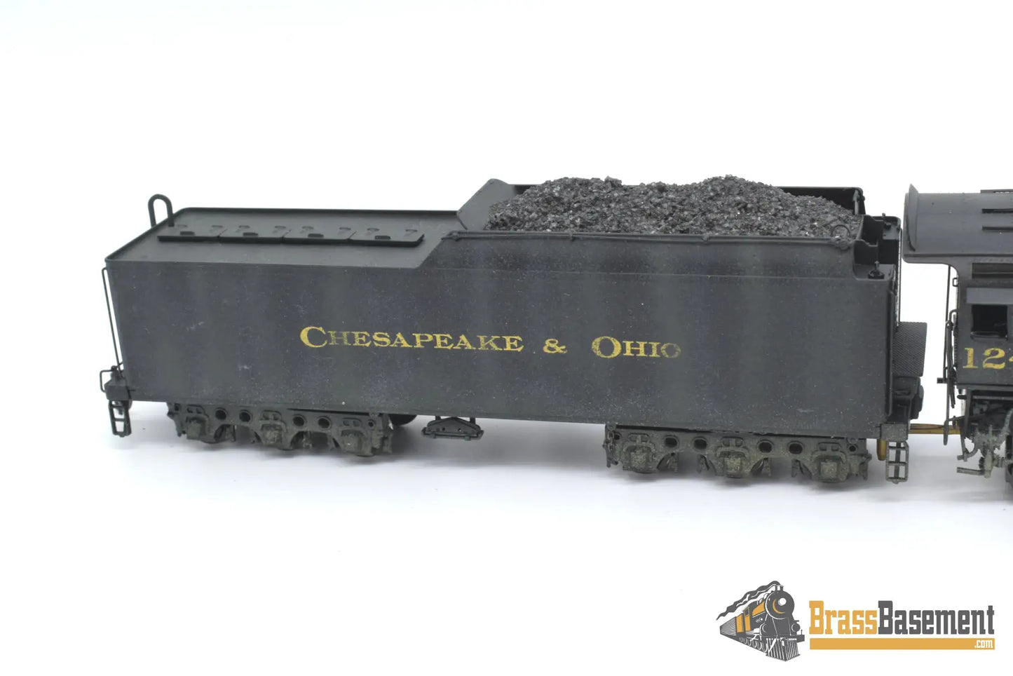 Ho Brass - Pfm United Crown Chesapeake & Ohio K - 3 2 - 8 - 2 W/ Rectangle Tender Custom Paint Steam