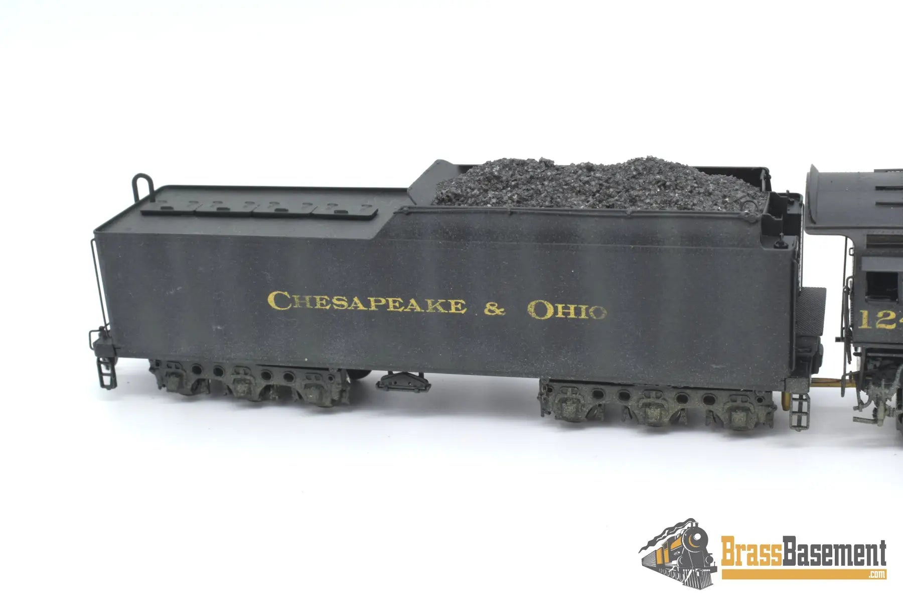 Ho Brass - Pfm United Crown Chesapeake & Ohio K - 3 2 - 8 - 2 W/ Rectangle Tender Custom Paint Steam