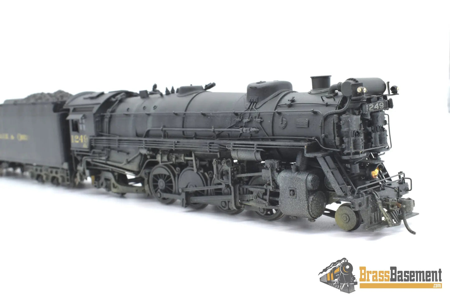 Ho Brass - Pfm United Crown Chesapeake & Ohio K - 3 2 - 8 - 2 W/ Rectangle Tender Custom Paint Steam