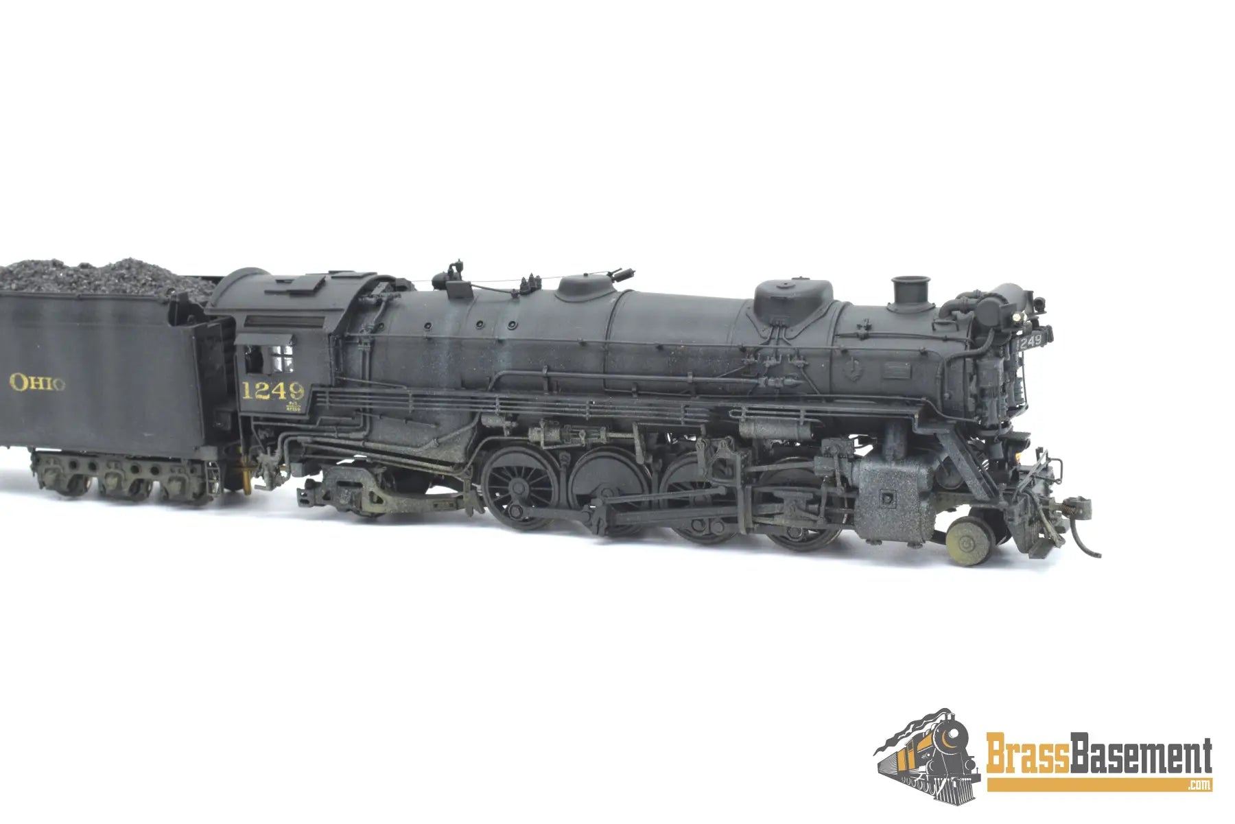 Ho Brass - Pfm United Crown Chesapeake & Ohio K - 3 2 - 8 - 2 W/ Rectangle Tender Custom Paint Steam