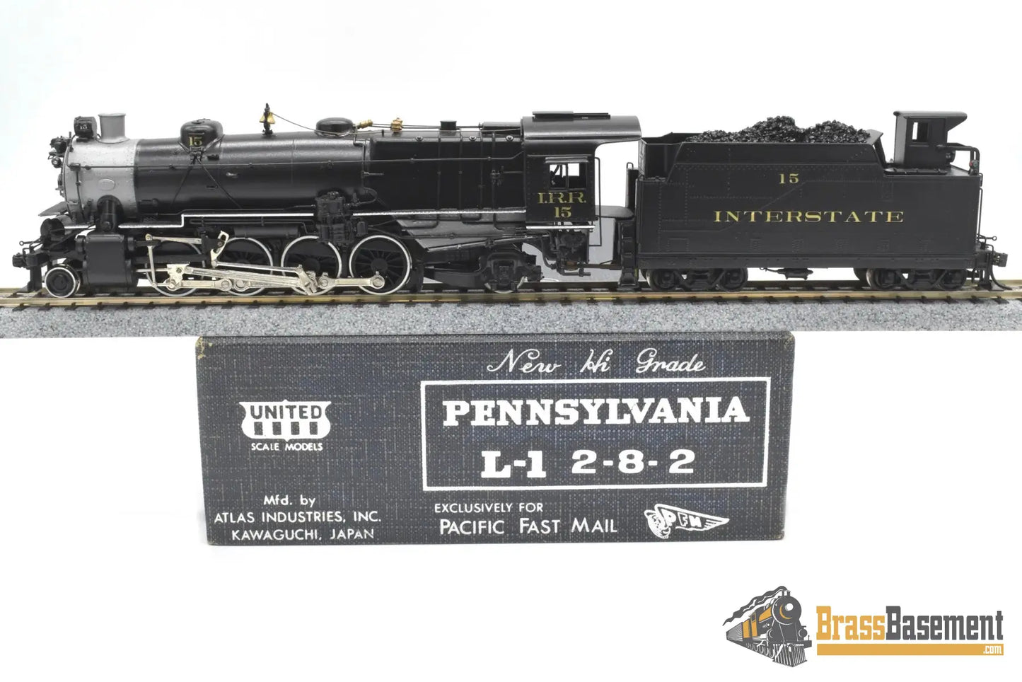 Ho Brass - Njcb Gom Interstate Railroad L - 1 2 - 8 - 2 #15 Hal Maynard Pro Paint Steam