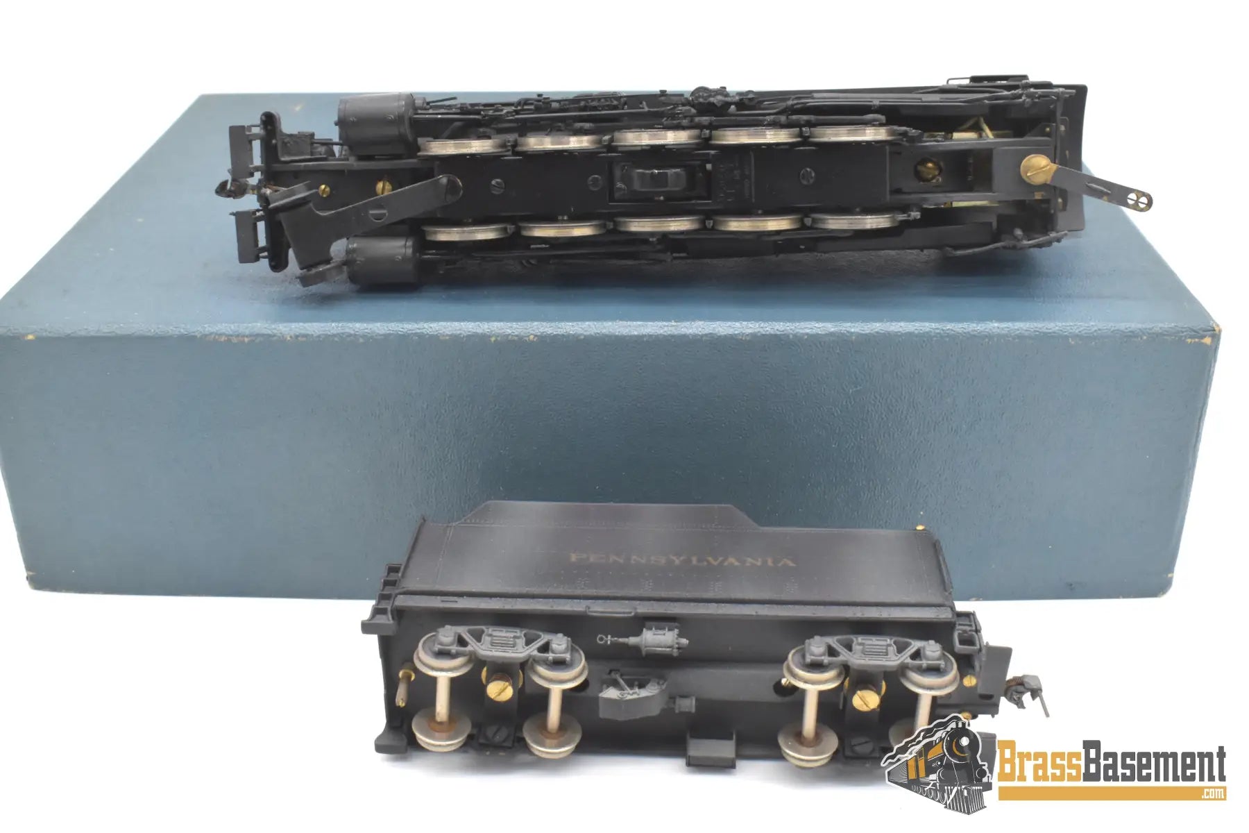 Ho Brass - Pfm United Pennsylvania Rr Prr I-1 2-10-0 #4569 C/P & Heavy Weathering Steam