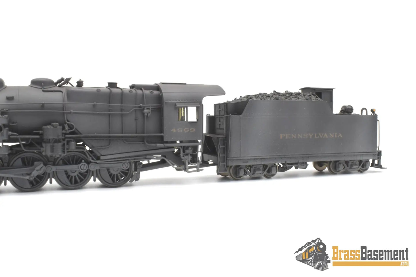 Ho Brass - Pfm United Pennsylvania Rr Prr I-1 2-10-0 #4569 C/P & Heavy Weathering Steam