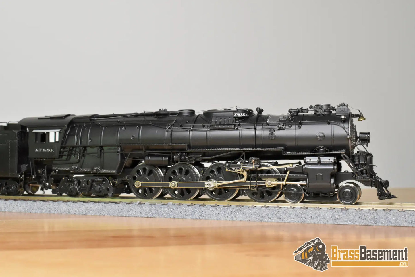 HO Brass - PFM United Santa Fe ATSF 4-8-4 #3783 - Hal Maynard Pro Paint Steam