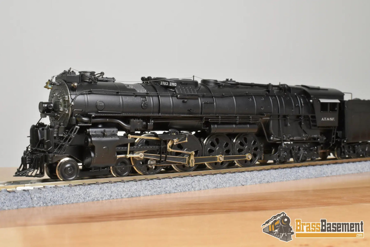 HO Brass - PFM United Santa Fe ATSF 4-8-4 #3783 - Hal Maynard Pro Paint Steam