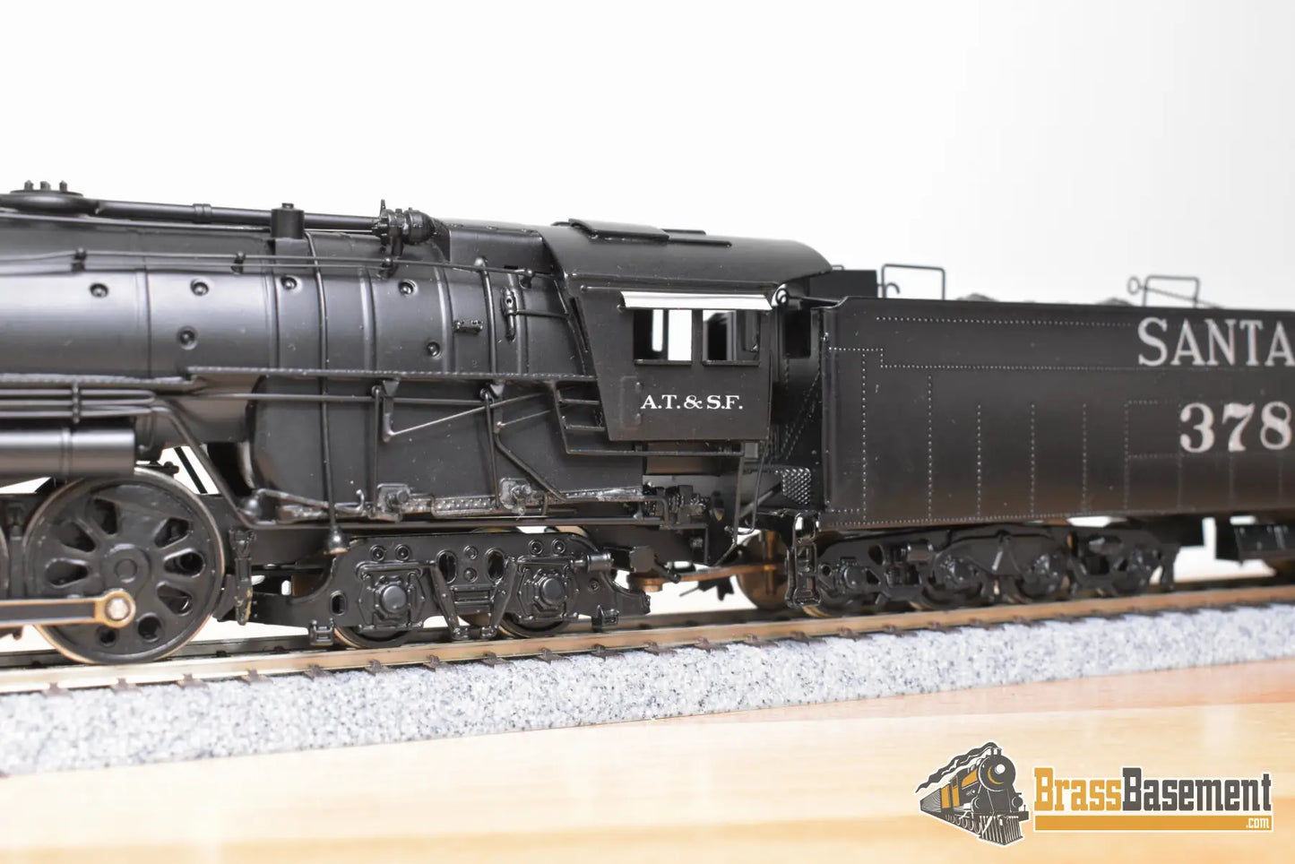 HO Brass - PFM United Santa Fe ATSF 4-8-4 #3783 - Hal Maynard Pro Paint Steam