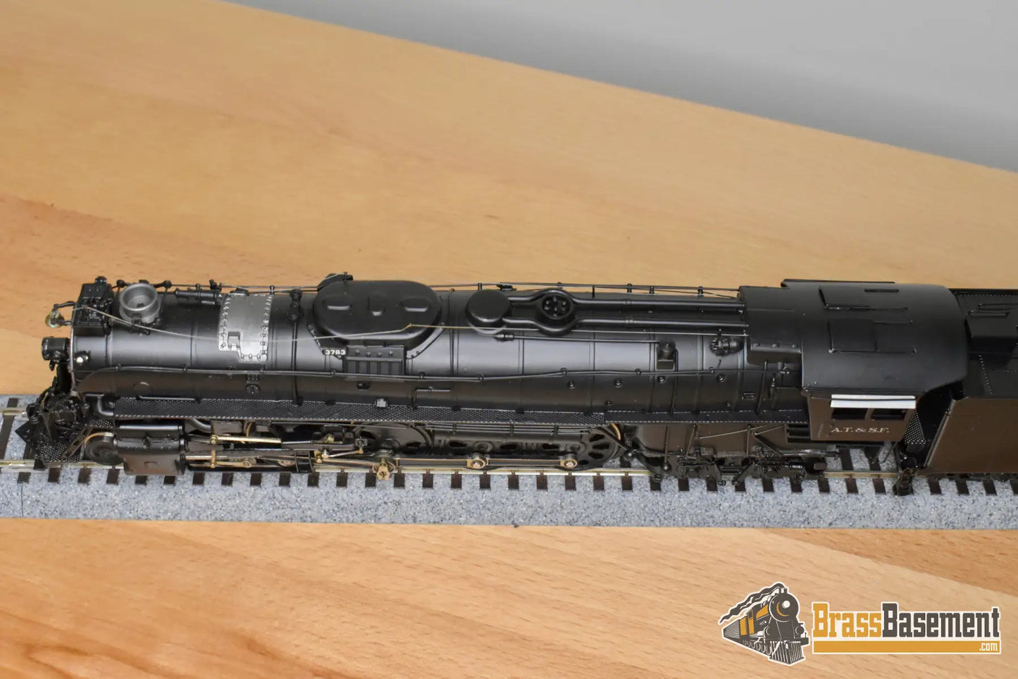HO Brass - PFM United Santa Fe ATSF 4-8-4 #3783 - Hal Maynard Pro Paint Steam