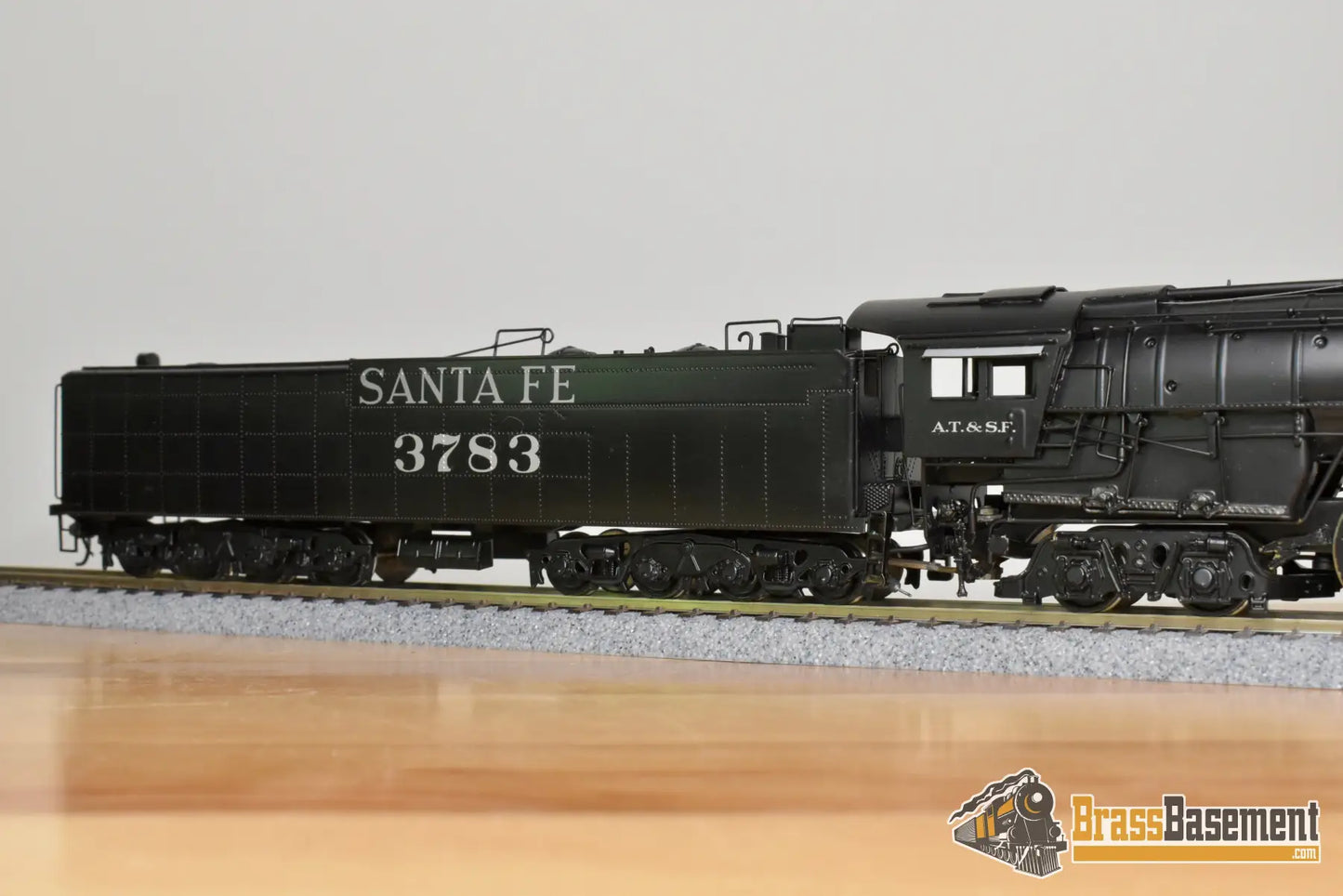 HO Brass - PFM United Santa Fe ATSF 4-8-4 #3783 - Hal Maynard Pro Paint Steam