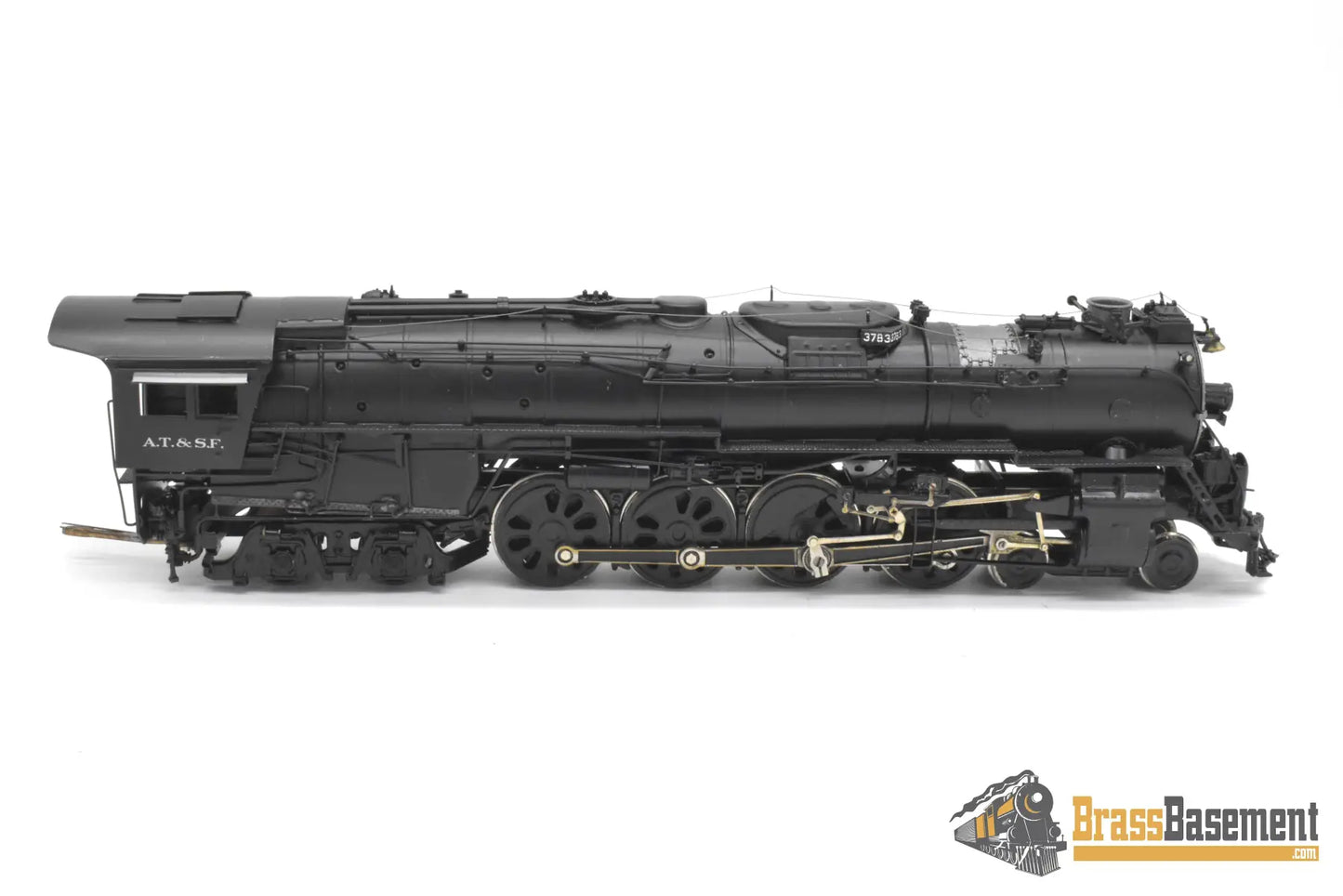 HO Brass - PFM United Santa Fe ATSF 4-8-4 #3783 - Hal Maynard Pro Paint Steam
