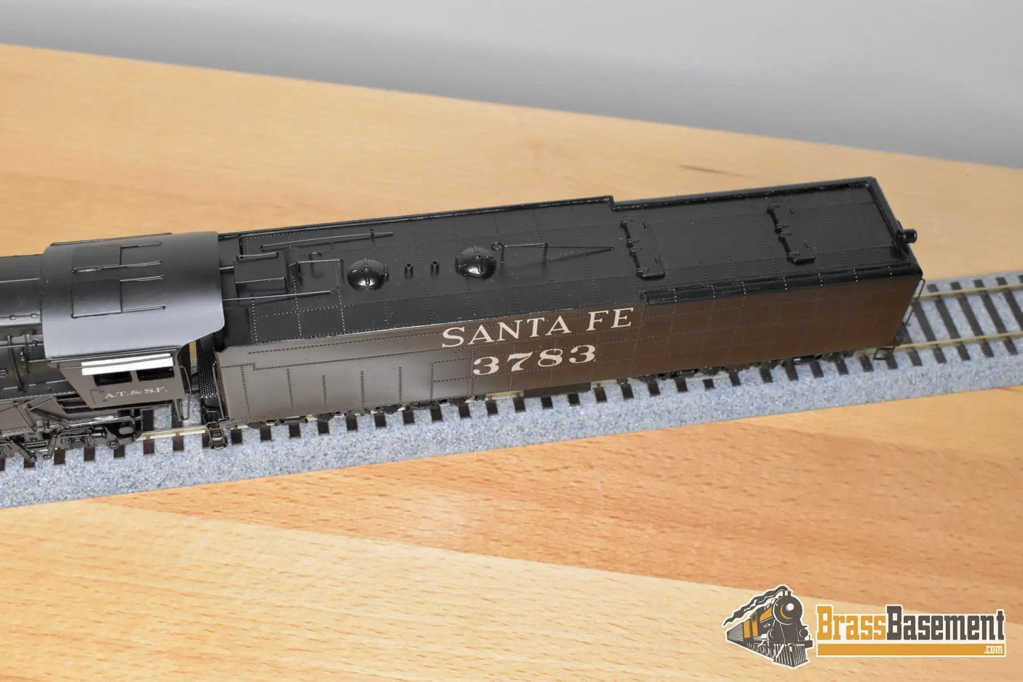 HO Brass - PFM United Santa Fe ATSF 4-8-4 #3783 - Hal Maynard Pro Paint Steam