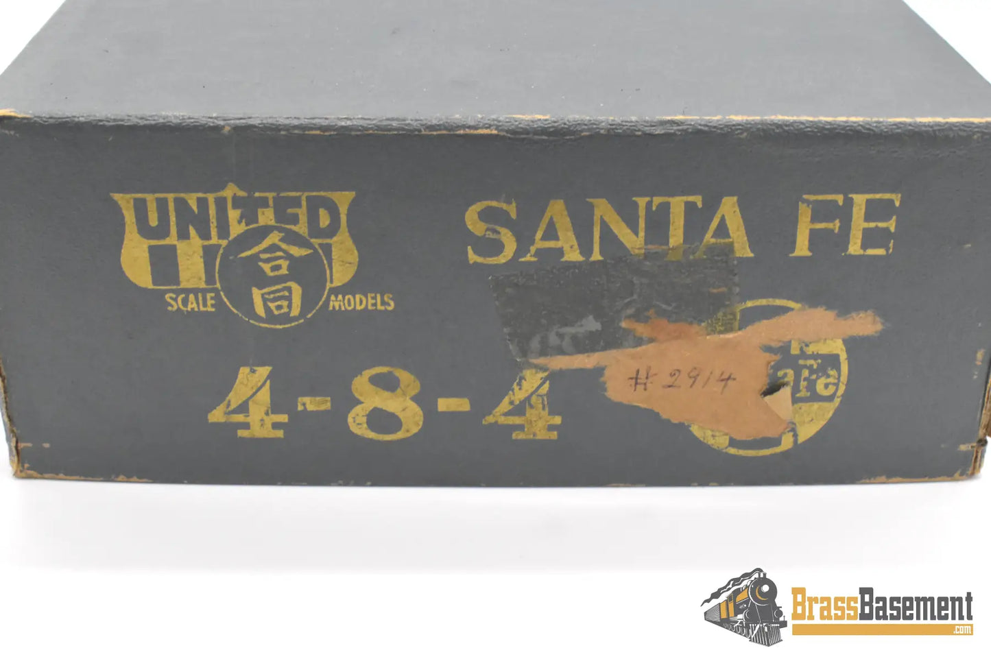 HO Brass - PFM United Santa Fe ATSF 4-8-4 #3783 - Hal Maynard Pro Paint Steam