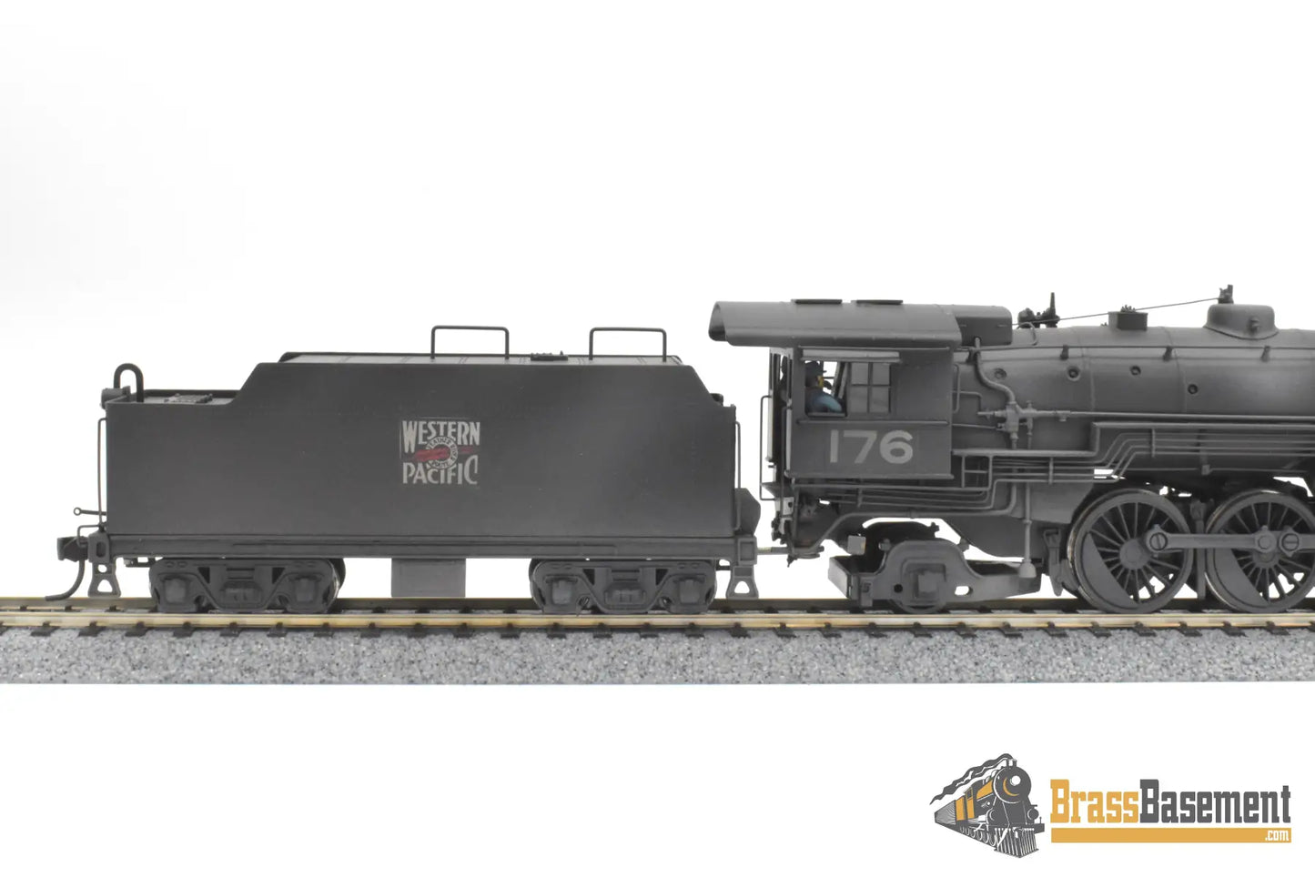 HO Brass - PFM United Western Pacific WP 4-8-2 MP-69 #176 - CP Steam