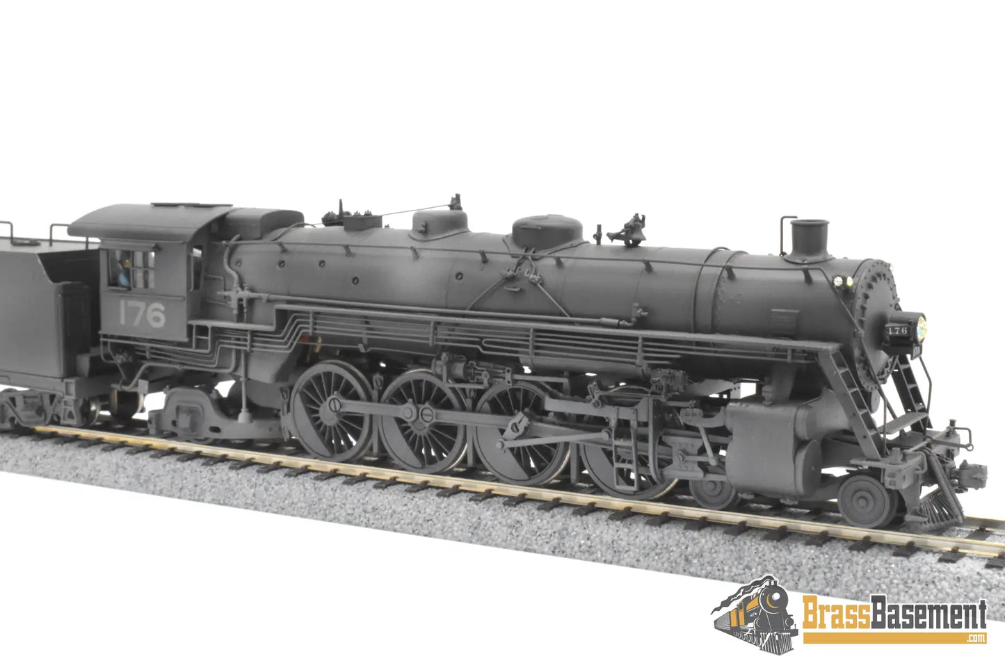 HO Brass - PFM United Western Pacific WP 4-8-2 MP-69 #176 - CP Steam