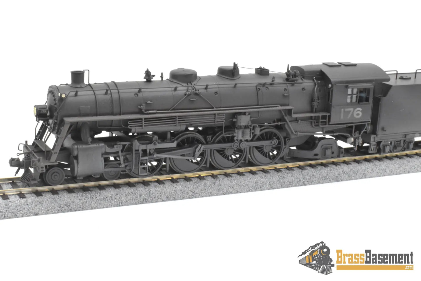 HO Brass - PFM United Western Pacific WP 4-8-2 MP-69 #176 - CP Steam