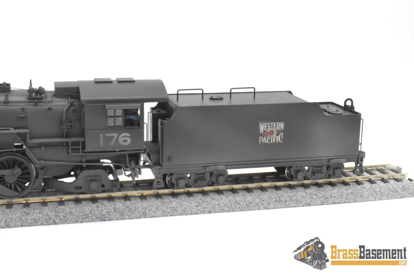 HO Brass - PFM United Western Pacific WP 4-8-2 MP-69 #176 - CP Steam