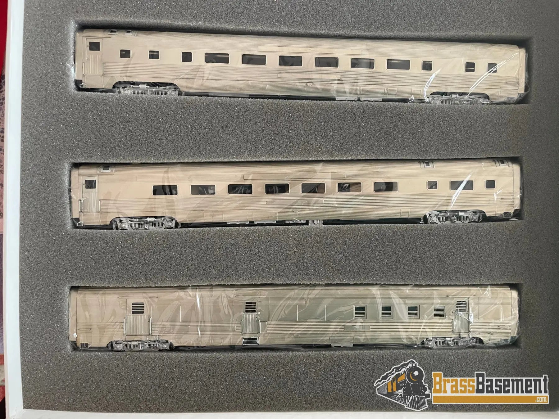 Ho Brass - Psc 15332 Nyc New York Central Empire State Express 4 - 6 - 4 Locomotive And Six Cars
