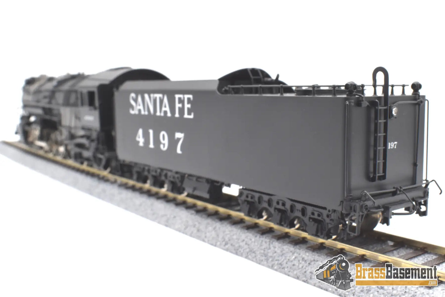 Ho Brass - Psc 15516 - 1 Atsf Santa Fe 2 - 8 - 4 #4197 Rebuilt Ex - B&M F/P Steam