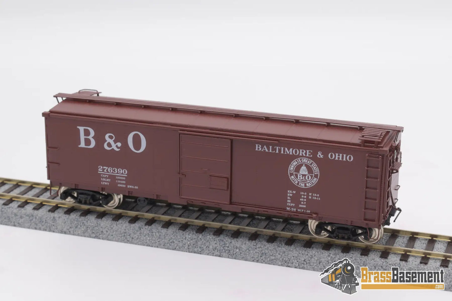 Ho Brass - Psc 16032 - 1 Baltimore & Ohio M - 26 Boxcar F/P Freight