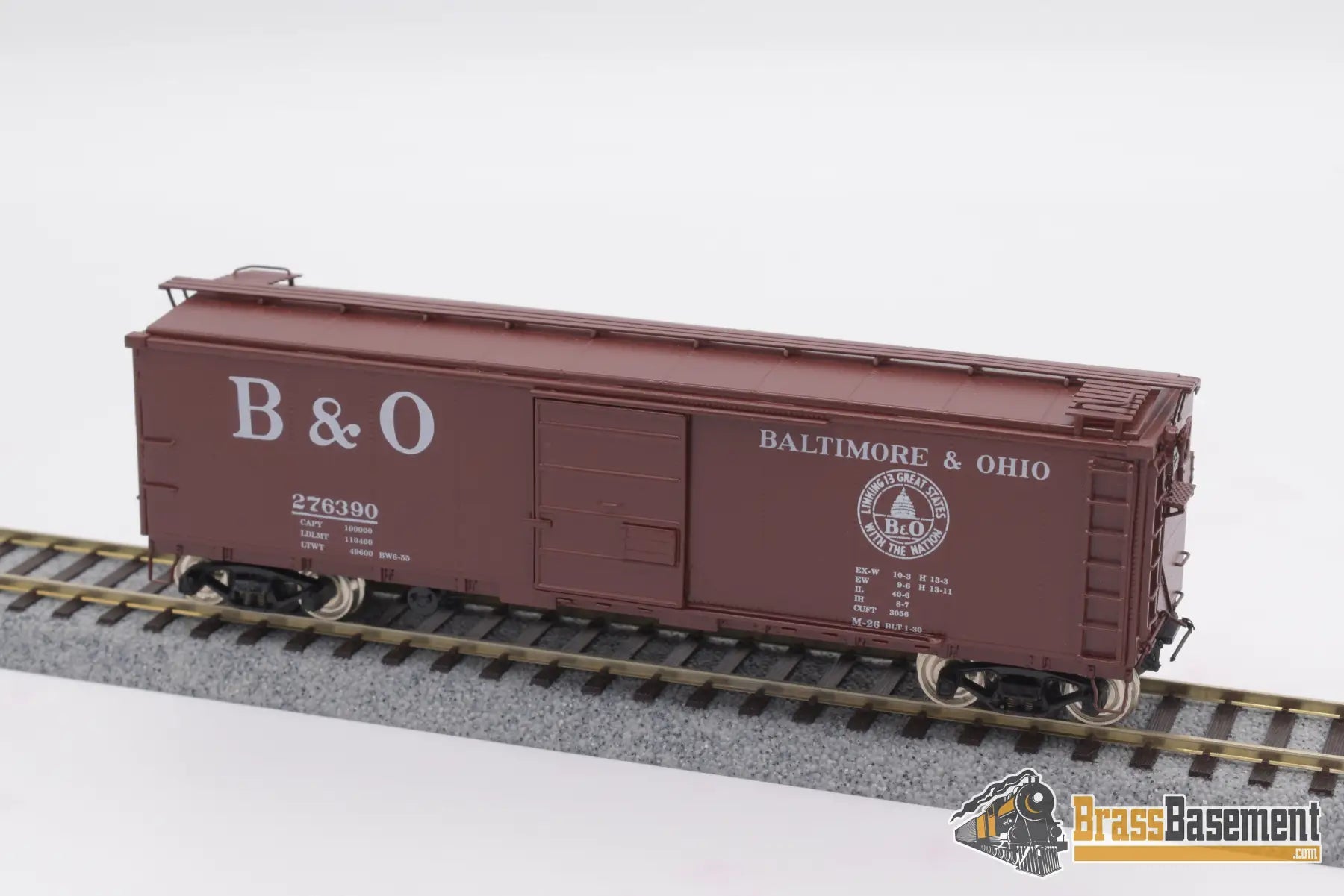 Ho Brass - Psc 16032 - 1 Baltimore & Ohio M - 26 Boxcar F/P Freight
