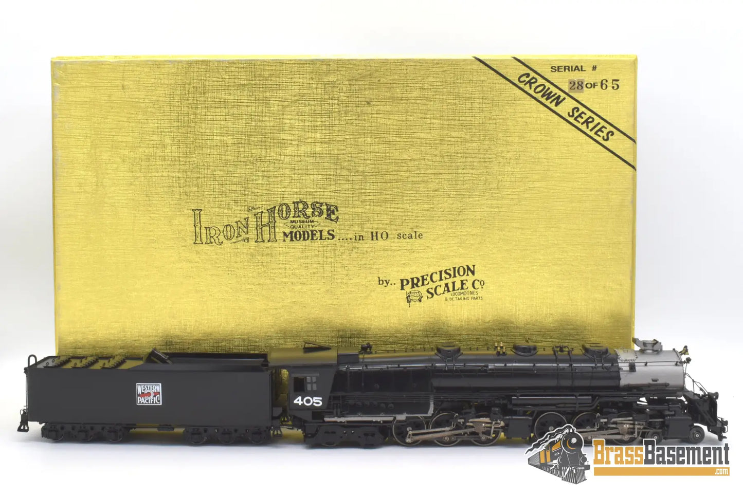 Ho Brass - Psc 16048 - 1 Western Pacific Wp 4 - 6 - 6 - 4 Challenger #405 Factory Paint Steam