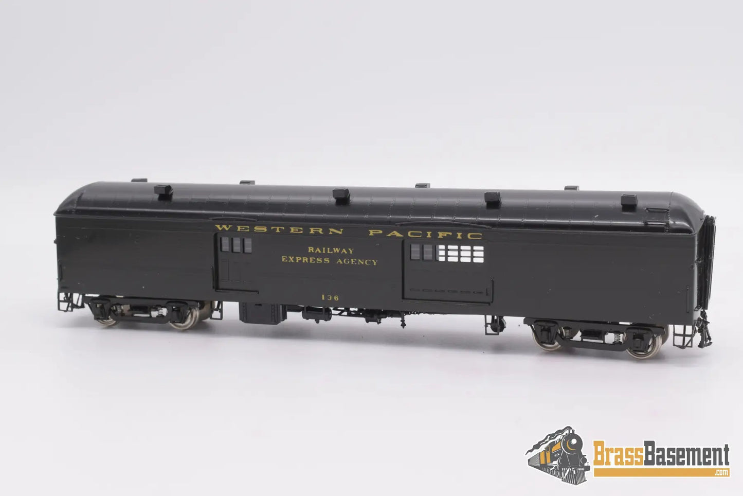 Ho Brass - Psc 16664 - 1 Western Pacific Double Door Baggage Factory Paint Passenger