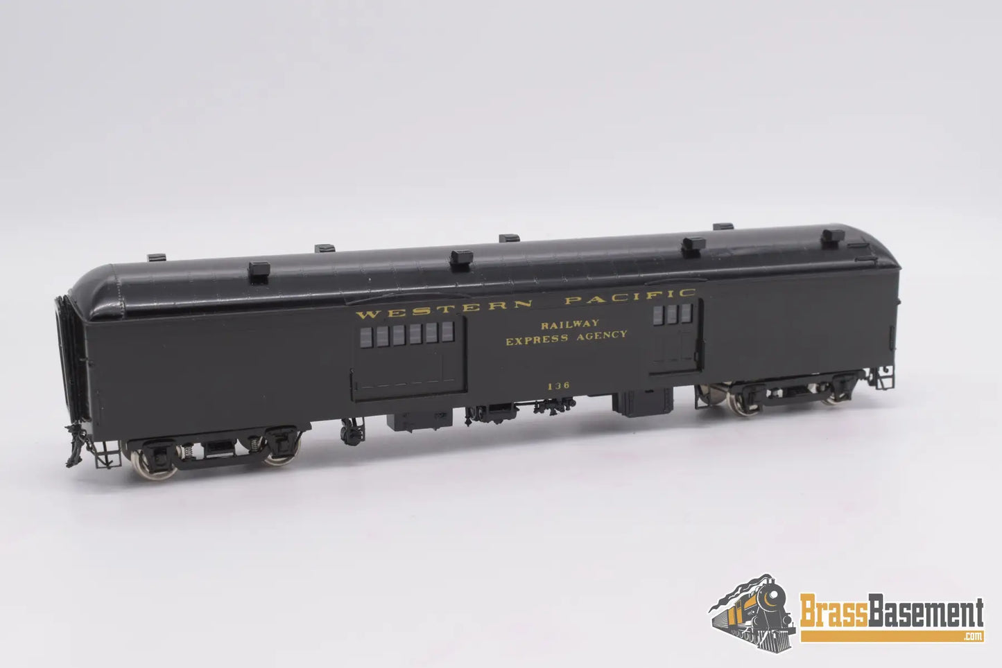Ho Brass - Psc 16664 - 1 Western Pacific Double Door Baggage Factory Paint Passenger