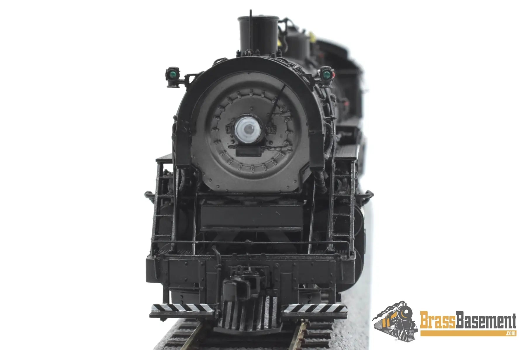 HO Brass - PSC 17042-1 DM&IR 2-8-2 Black Boiler #1306 Coffin FWH - RARE Steam