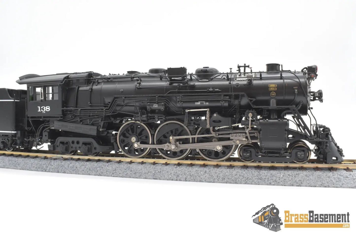 Ho Brass - Psc #17300 - 1 Milwaukee Road F6 4 - 6 - 4 Hudson #138 - F/P Superb Model Steam