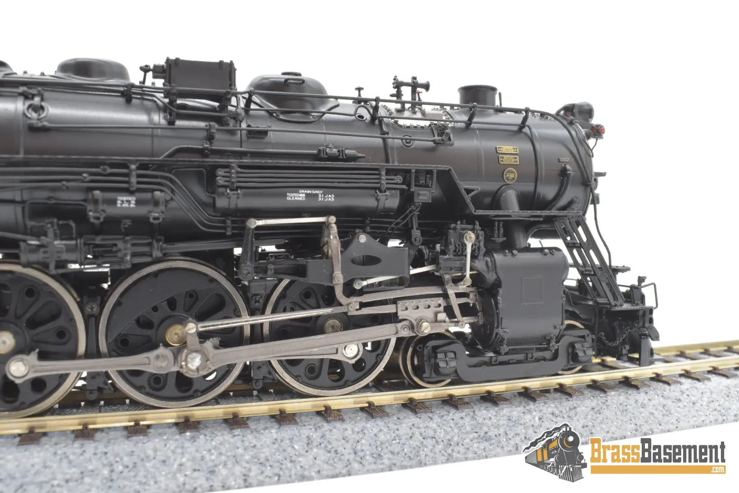 Ho Brass - Psc #17300 - 1 Milwaukee Road F6 4 - 6 - 4 Hudson #138 - F/P Superb Model Steam