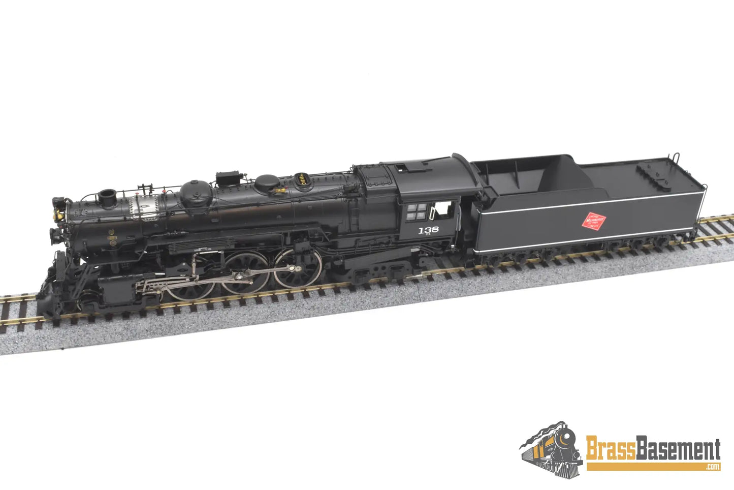 Ho Brass - Psc #17300 - 1 Milwaukee Road F6 4 - 6 - 4 Hudson #138 - F/P Superb Model Steam