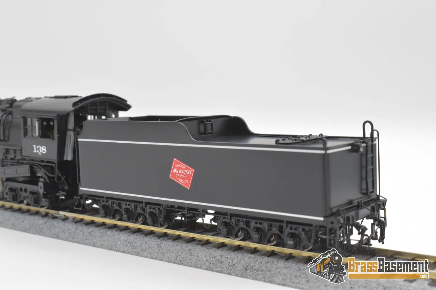 Ho Brass - Psc #17300 - 1 Milwaukee Road F6 4 - 6 - 4 Hudson #138 - F/P Superb Model Steam