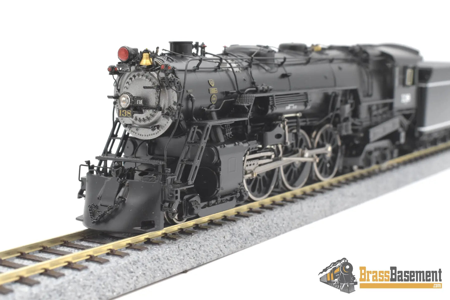 Ho Brass - Psc #17300 - 1 Milwaukee Road F6 4 - 6 - 4 Hudson #138 - F/P Superb Model Steam