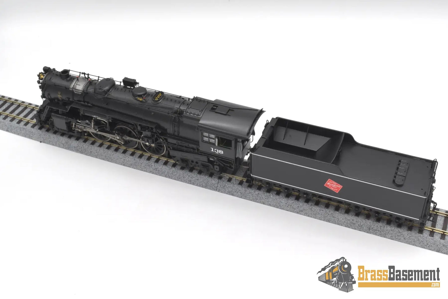 Ho Brass - Psc #17300 - 1 Milwaukee Road F6 4 - 6 - 4 Hudson #138 - F/P Superb Model Steam