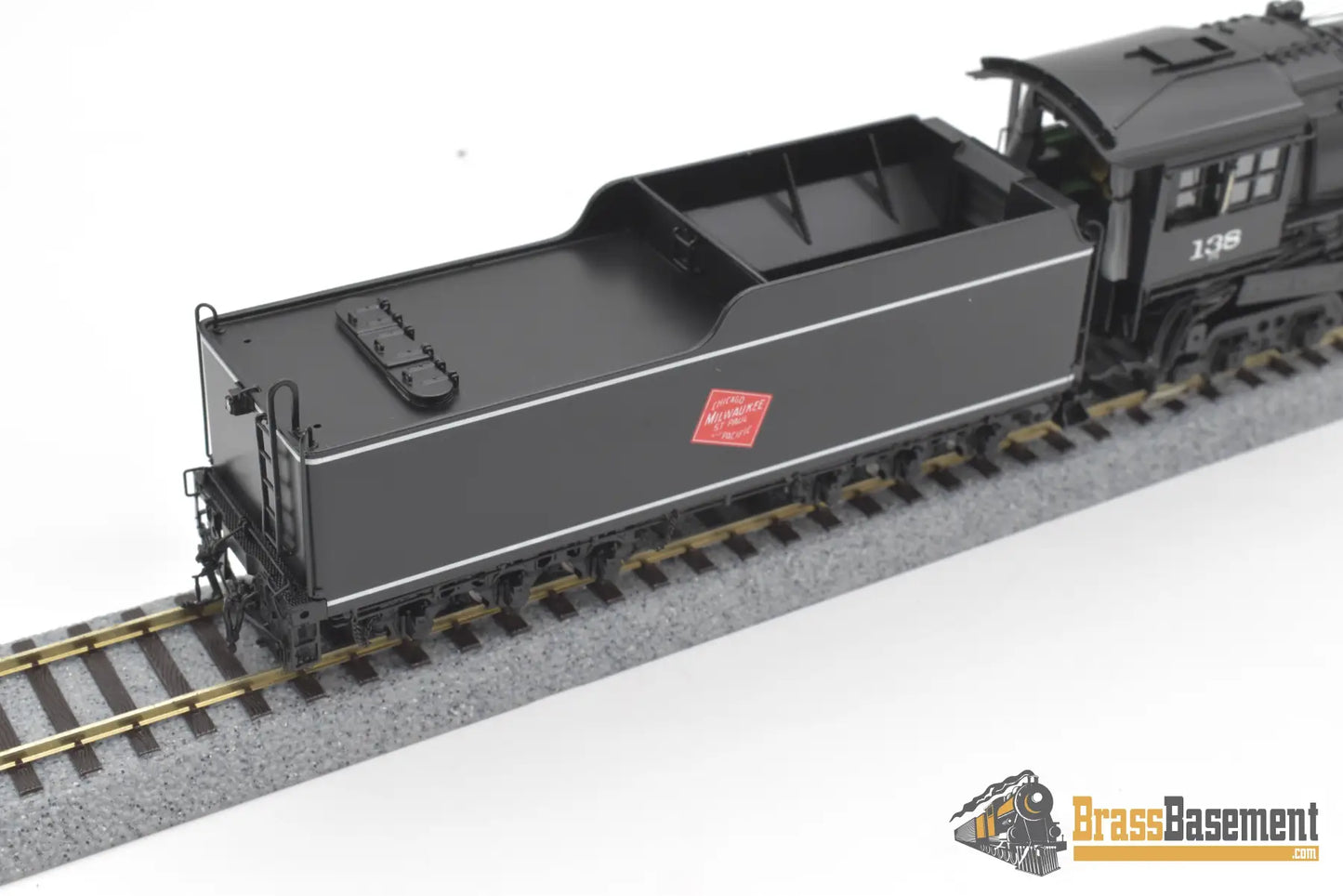 Ho Brass - Psc #17300 - 1 Milwaukee Road F6 4 - 6 - 4 Hudson #138 - F/P Superb Model Steam