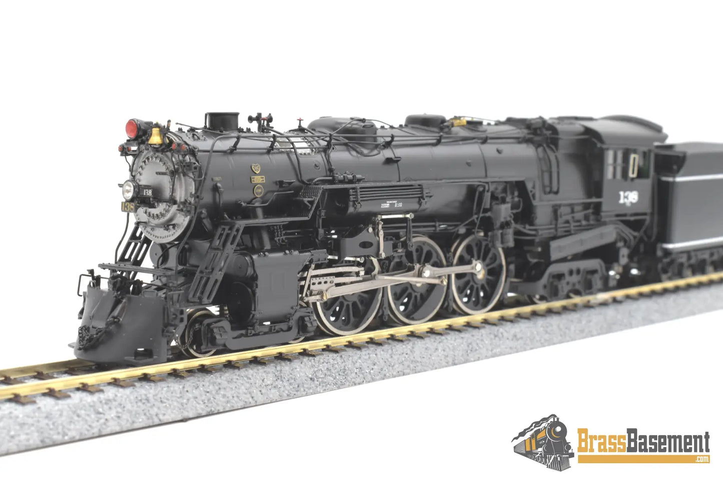 Ho Brass - Psc #17300 - 1 Milwaukee Road F6 4 - 6 - 4 Hudson #138 - F/P Superb Model Steam