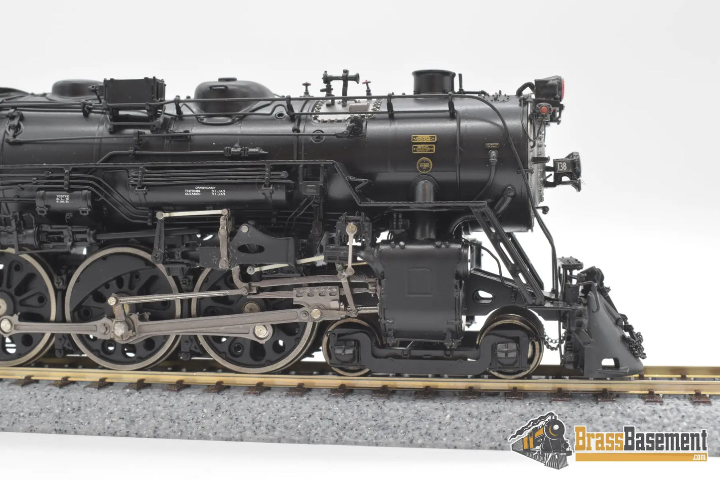 Ho Brass - Psc #17300 - 1 Milwaukee Road F6 4 - 6 - 4 Hudson #138 - F/P Superb Model Steam