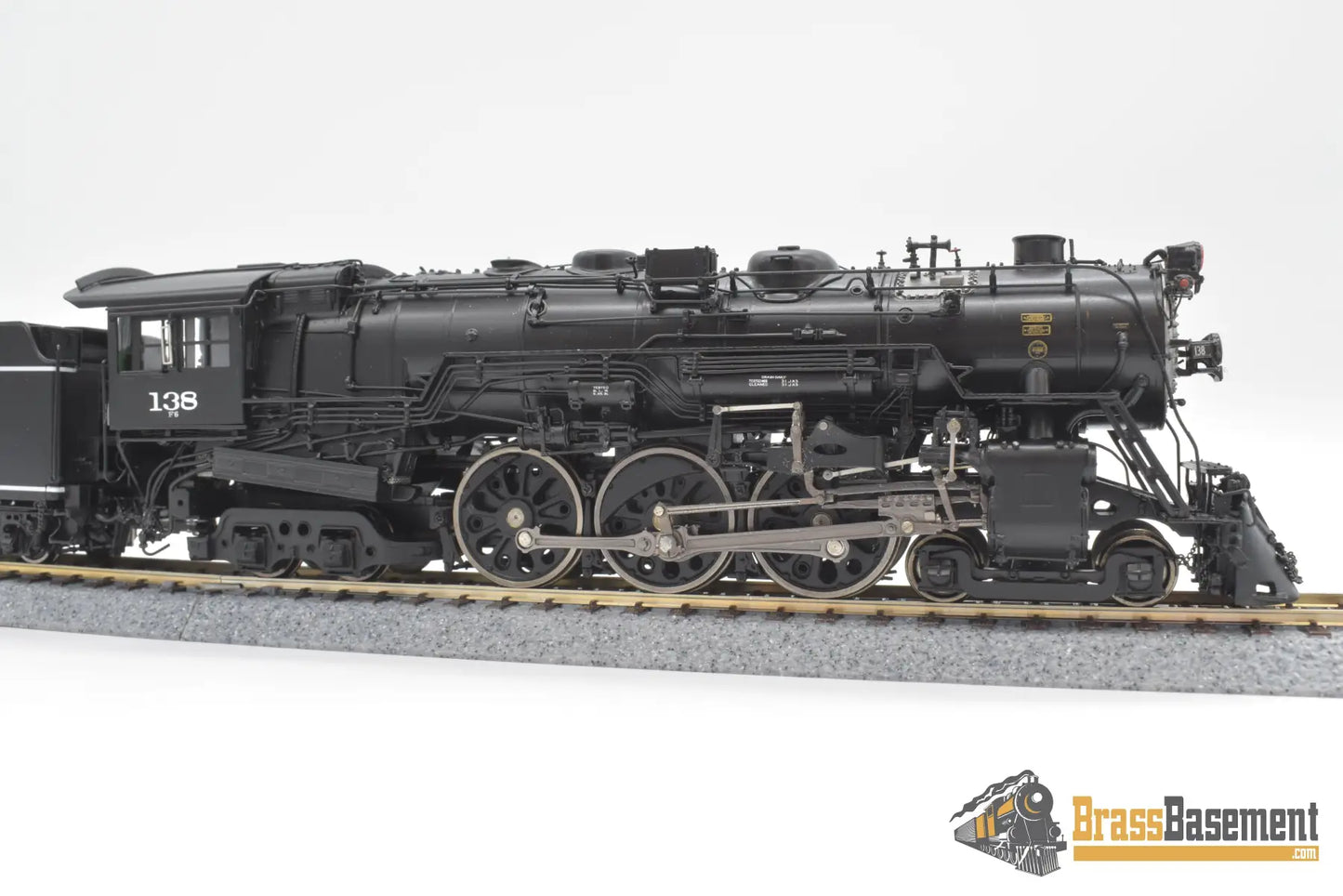 Ho Brass - Psc #17300 - 1 Milwaukee Road F6 4 - 6 - 4 Hudson #138 - F/P Superb Model Steam