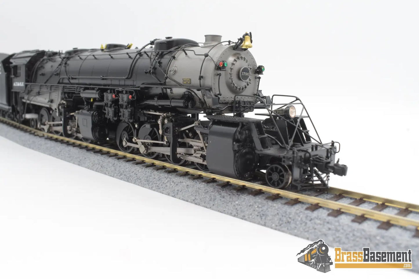 Ho Brass - Psc 17428 - 1 Atsf Santa Fe 2 - 8 - 8 - 2 #1796 Ex N&W