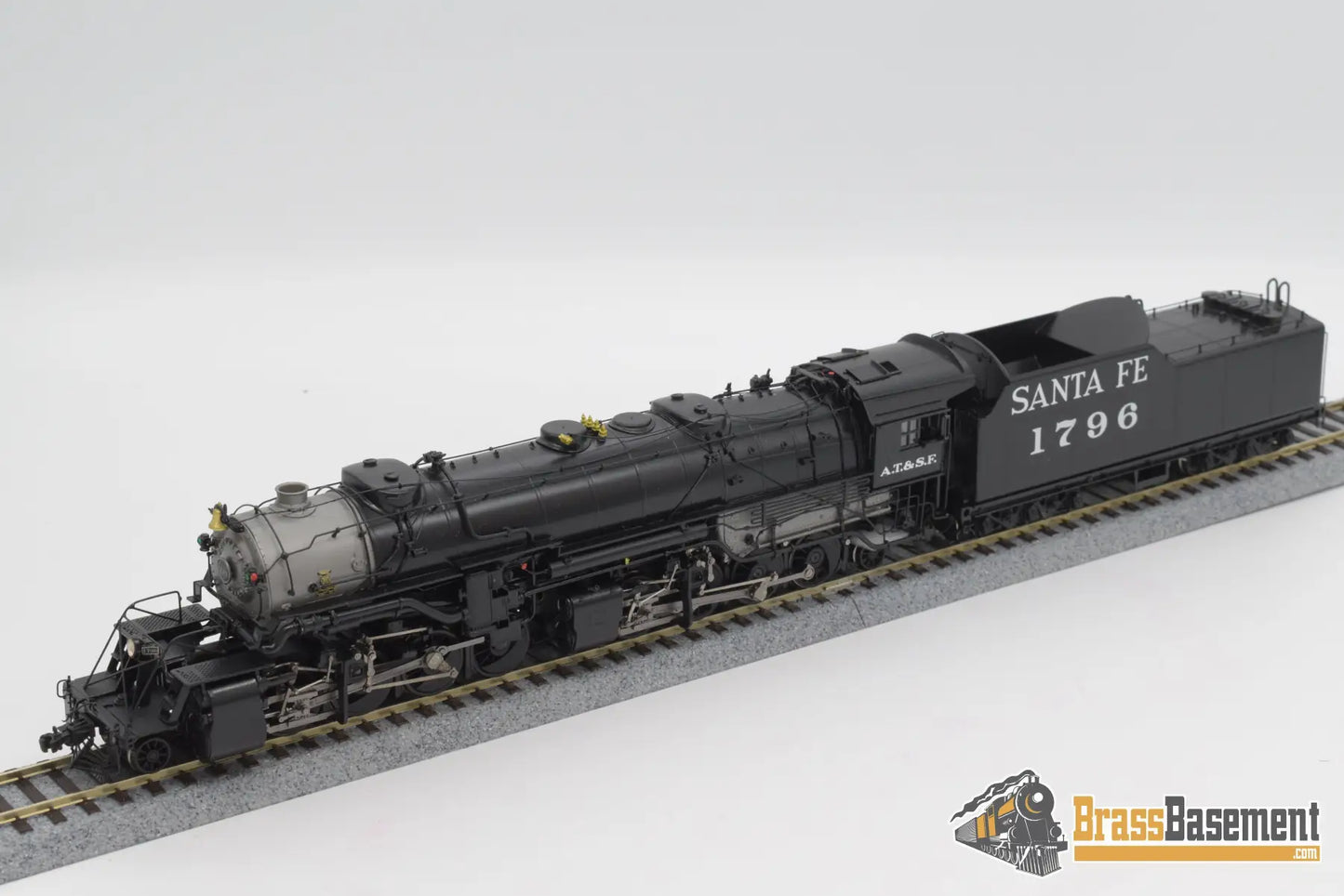 Ho Brass - Psc 17428 - 1 Atsf Santa Fe 2 - 8 - 8 - 2 #1796 Ex N&W
