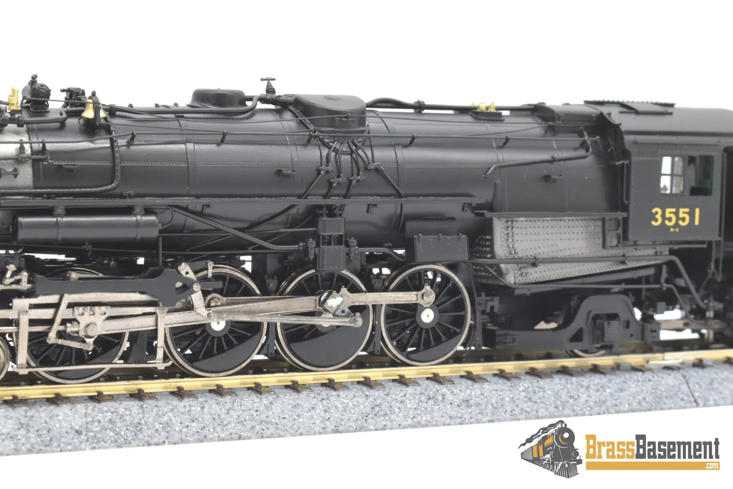 Ho Brass - Psc 17778 - 1 New Haven R - 3 4 - 8 - 2 Mountain Three Cylinders Steam