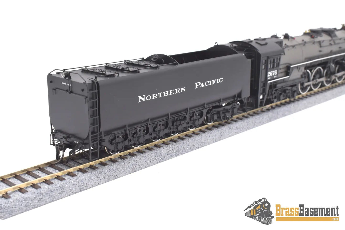 Ho Brass - Psc 18030 - 2 Northern Pacific 4 - 8 - 4 A - 4 #2676 Gray Boiler F/P Boo - Rim Steam