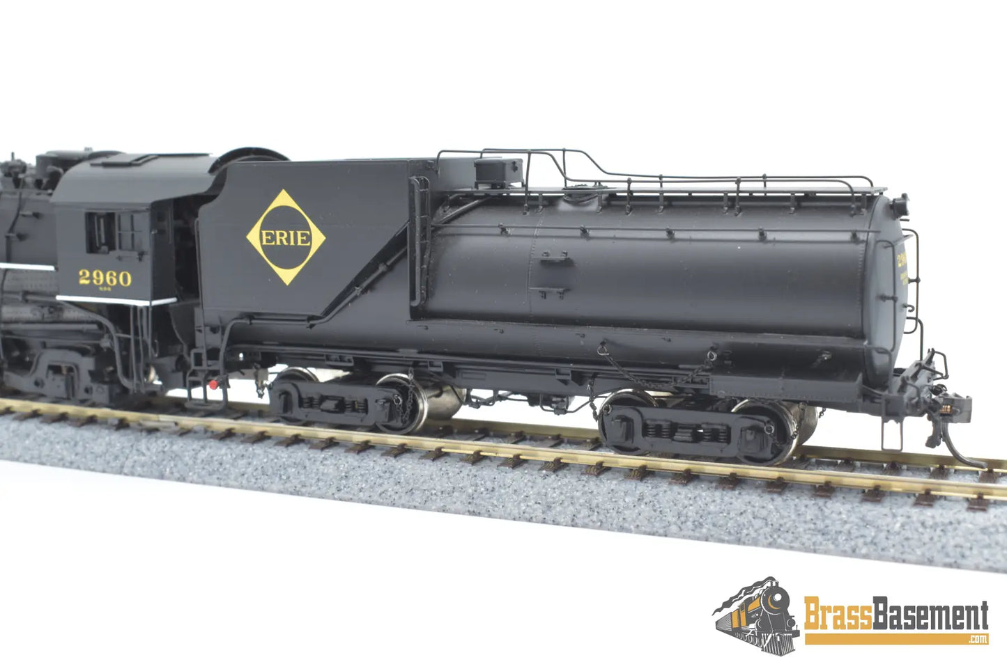 Ho Brass - Psc 18072.1 Erie K - 5B 4 - 6 - 2 W/ 12000 Gallon Vanderbilt Tender Steam